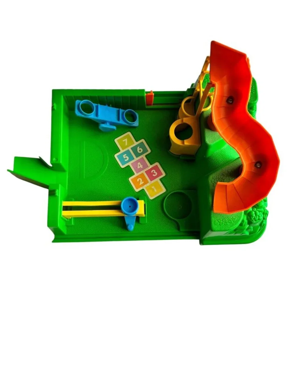 Vintage Fisher-Price 1988 Little People Playground Playset Park Slide Seesaw